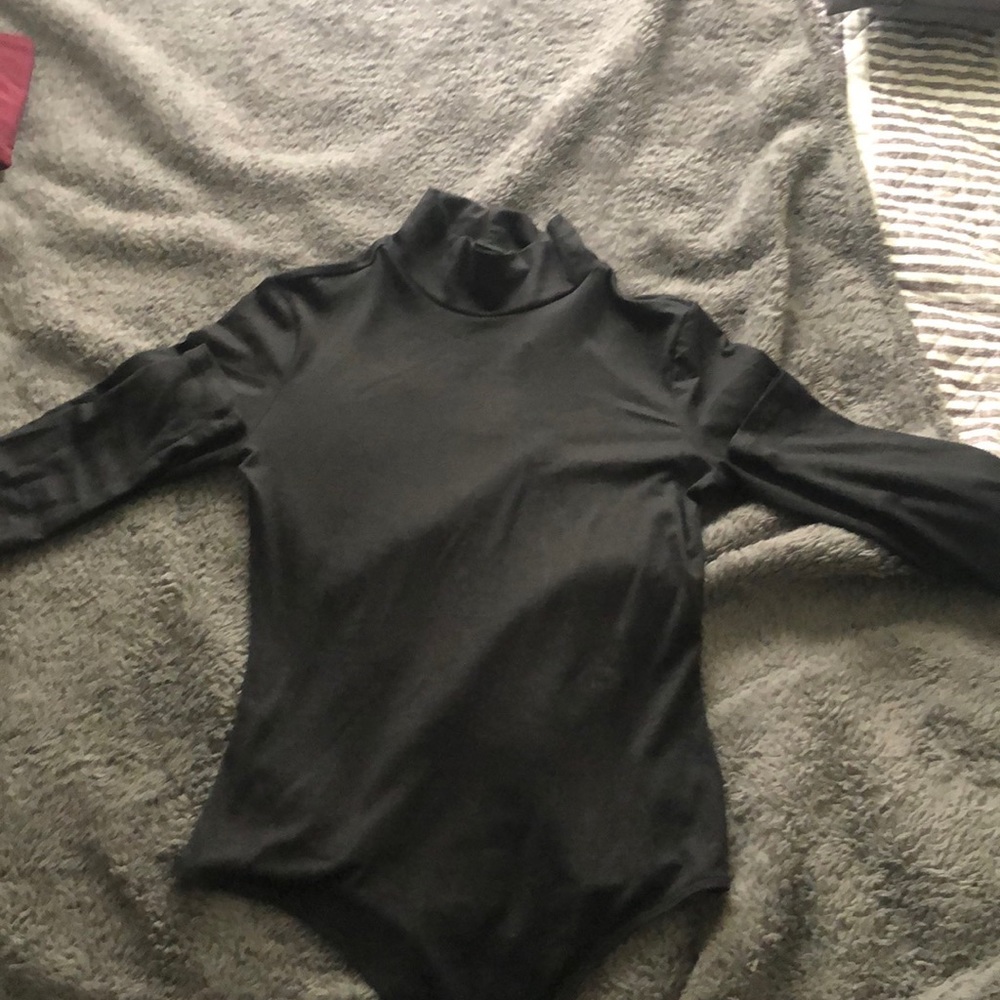 Long sleeve turtle neck bodysuit